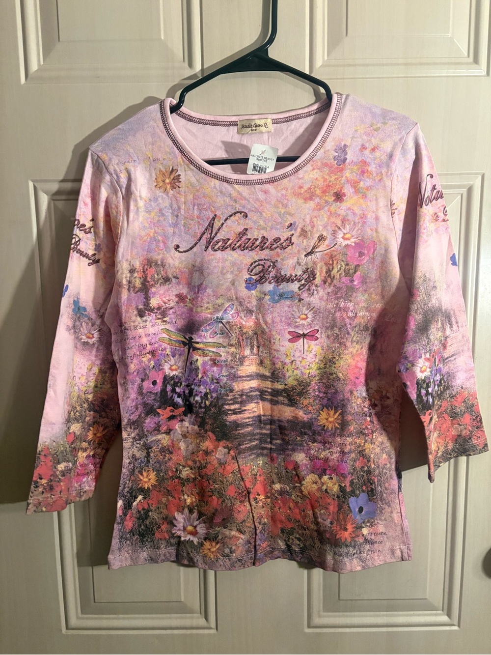 Studio Gem Q NWT SMALL Women’s Y2K 90s Rhinestone Cottage Boho Whimsy